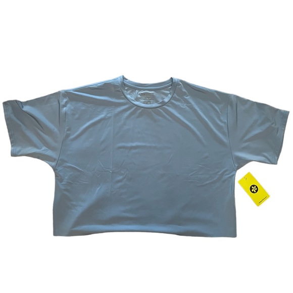 NWT Papaya Active Oversized Boxy Crop Ava Glow Tee Size Large - Picture 1 of 7